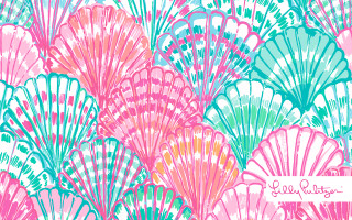 Colorful pattern fan shaped design - emily shanks free wallpaper