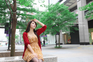 Woman dress tights bench city - canon 5 0 mm free wallpaper for desktop