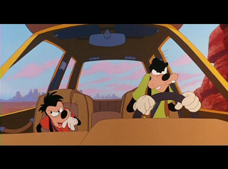 Cartoon man driving car passenger - don bluth free wallpaper