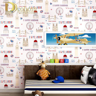 Childs room wallpaper plane clock - anthony devas free wallpaper for tablet