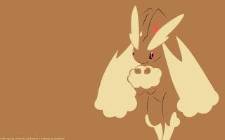 Cartoon rabbit red nose red - a white outline free wallpaper for desktop