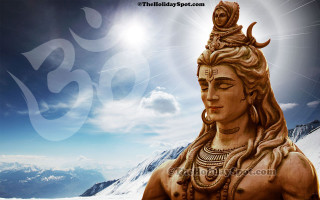 Statue headdress sky clouds mountains - cloud and mountains free wallpaper