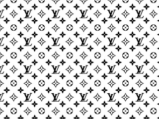 Black white louis vuitton pattern 2 - pattern free wallpaper for desktop
