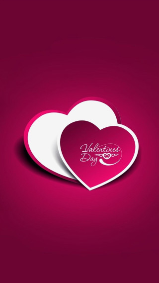 Hearts happy valentines pink border - dennis ashbaugh free wallpaper for mobile