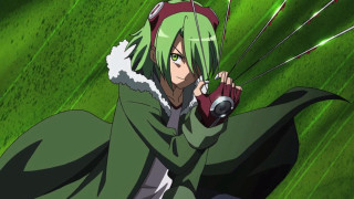 Green hair gun grass background - green hair holding free wallpaper