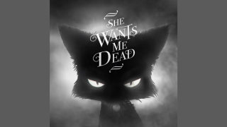 Black cat glowing eyes furry - dead free wallpaper