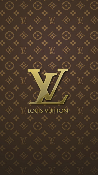 Louis vuitton wallpaper gold logo 2 - luxury free wallpaper for mobile