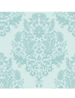 Blue floral rococo foliage girls - a blue wallpaper free wallpaper