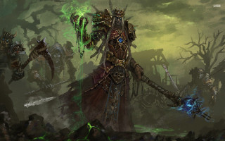 Warhammer green light sword arm - warhammer free wallpaper for desktop