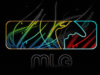 Neon sign horse mlg black - android jones free wallpaper