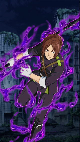 Woman black outfit purple flames - a purple light free wallpaper for mobile