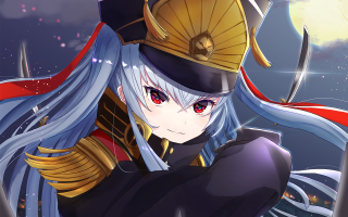 Anime character long hair helmet - portrait free wallpaper