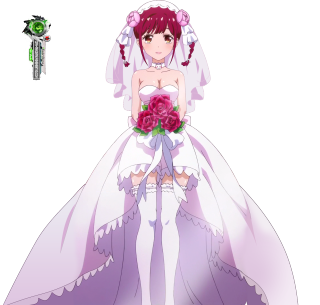 Woman wedding dress bouquet flowers 3 - aya goda free wallpaper for tablet