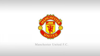 Manchester united logo white background - official medium free wallpaper