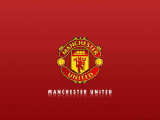 Manchester united logo red background 6 - a lion free wallpaper
