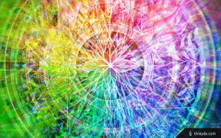 Colorful abstract background circular design 3 - alex grey free wallpaper