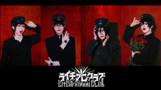 Black outfits hats flowers red - cosplay free wallpaper