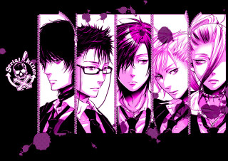 Pink hair glasses formal anime - pink hair and glasses free wallpaper