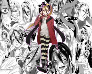 Woman anime characters man red - armin hansen free wallpaper