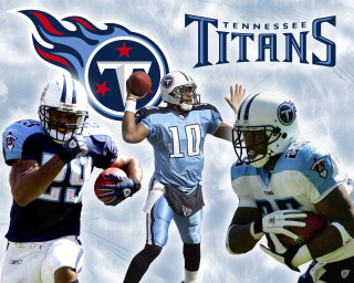 Football players titans logo group - turnaround free wallpaper