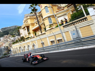 Race car track building balcony - a race car free wallpaper