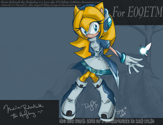 Cartoon character sword tree caption - her hand and a tree in the background free wallpaper