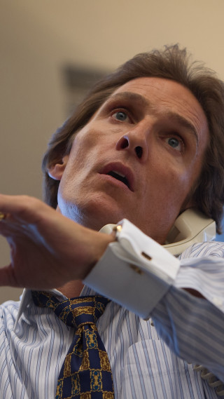 Man tie phone ear pointing - a phone free wallpaper for mobile