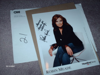 Robinn meade signed photo magazine - a magazine cover free wallpaper for desktop