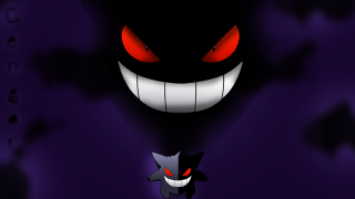 Cartoon character red eyes creepy - a creepy expression free wallpaper