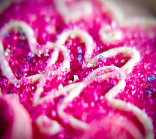 Pink white cake sprinkles number - kitsch movement free wallpaper for tablet