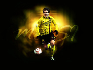 Man yellow uniform kicking soccer - a yellow background free wallpaper for desktop