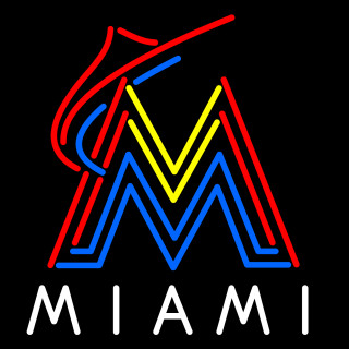 Neon sign miami black background - free neon wallpaper for tablet