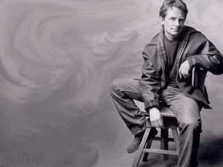 Man sitting stool suit tie - david brewster free wallpaper