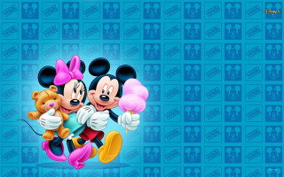 Mickey minnie mouse wallpaper teddy - back free wallpaper