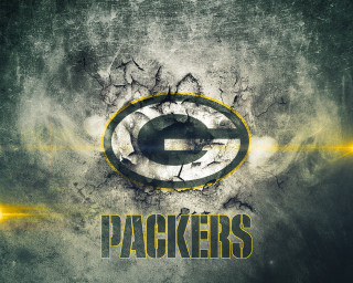 Green bay packers logo grungy 2 - darrell riche free wallpaper