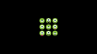 Green eyes black background eyeball - 2 d sprite free wallpaper