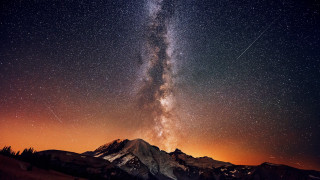 Night sky milky way shooting - shooting free wallpaper
