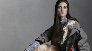 Woman chair handbag jacket tie - cecile walton free wallpaper