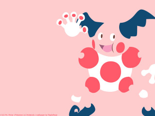 Cartoon character flying smile arms - color scheme free wallpaper