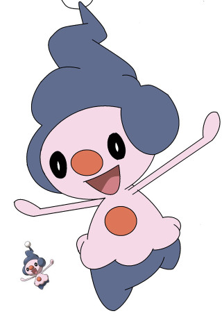 Cartoon penguin blue hair pink - pokemon free wallpaper for mobile