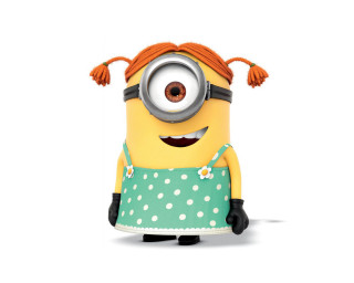 Minion blue dress orange hair - orange hair free wallpaper