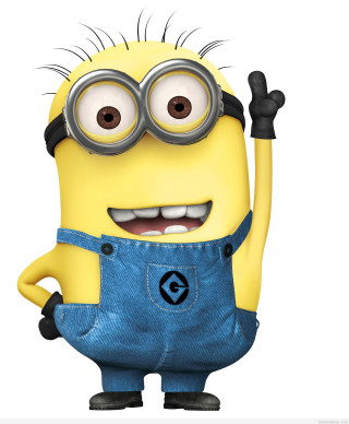 Minion funny expression hand up - a funny expression free wallpaper