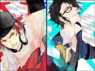 Anime characters hats glasses heads - madhouse free wallpaper