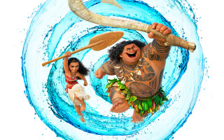 Cartoon man woman hula skirt - disney free wallpaper