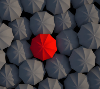 Red umbrella gray umbrellas group - many free wallpaper for tablet