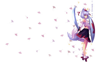 Anime girl sword dress bow - a sword and a dress free wallpaper