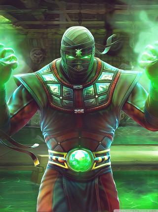 Man green outfit green ball - a green ball free wallpaper