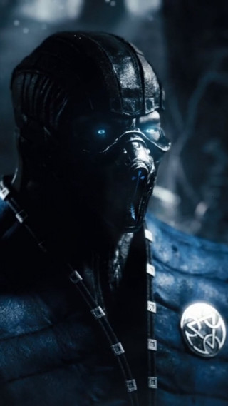 Man black leather blue light - blueprint free wallpaper for mobile