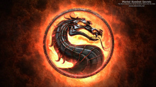 Dragon circle fire black red - a fire background free wallpaper