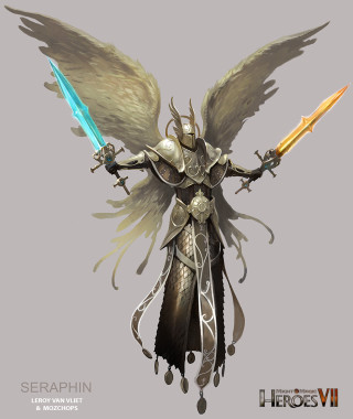 Character wings sword fantasy heroine - a character free wallpaper for mobile